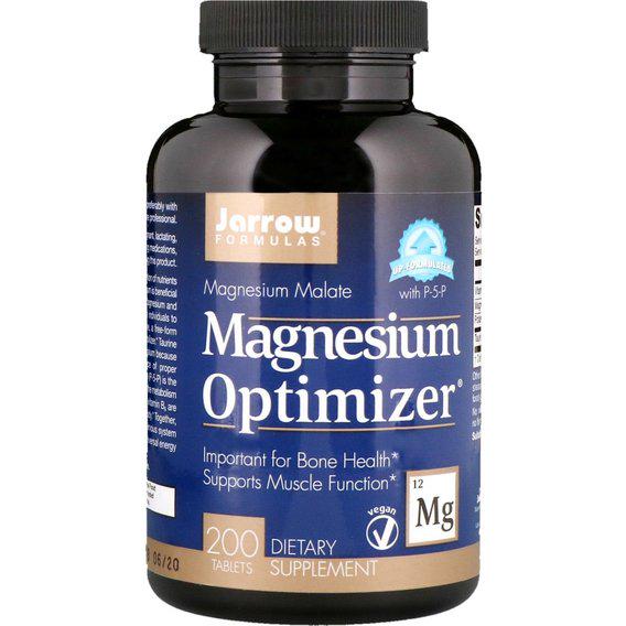 Мікроелемент Магній Jarrow Formulas Magnesium Optimizer 200 Tabs