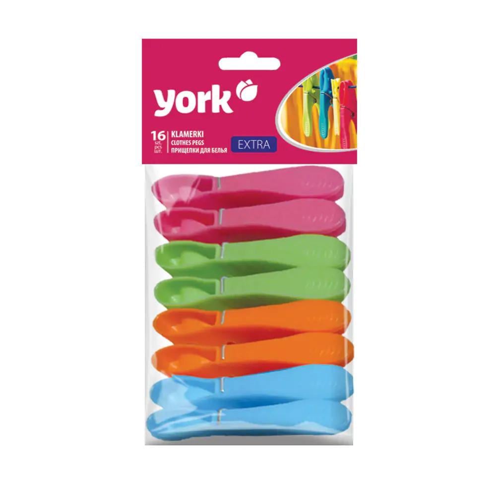 Прищіпки York EXTRA 16 шт. (1509522499)