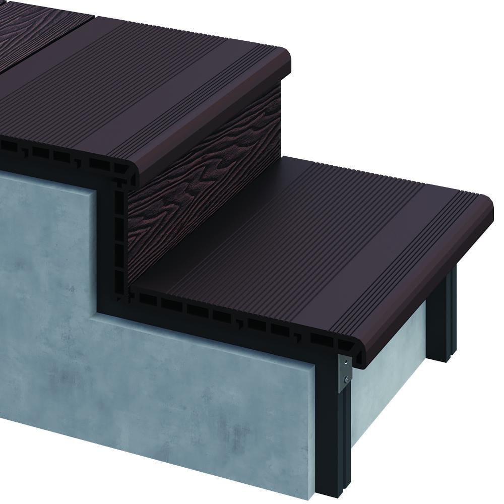 Сходинка Bruggan Elegant ДПК 320х25х3000 мм Wine Brown (14755990) - фото 1 Сходинка Bruggan Elegant ДПК 320х25х3000 мм Wine Brown (14755990) - фото 1