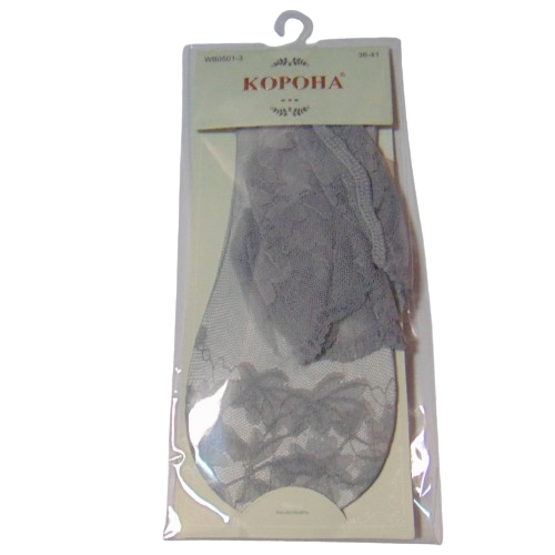 Носки кружевные Корона р. 36-41 Серый (2136707751)