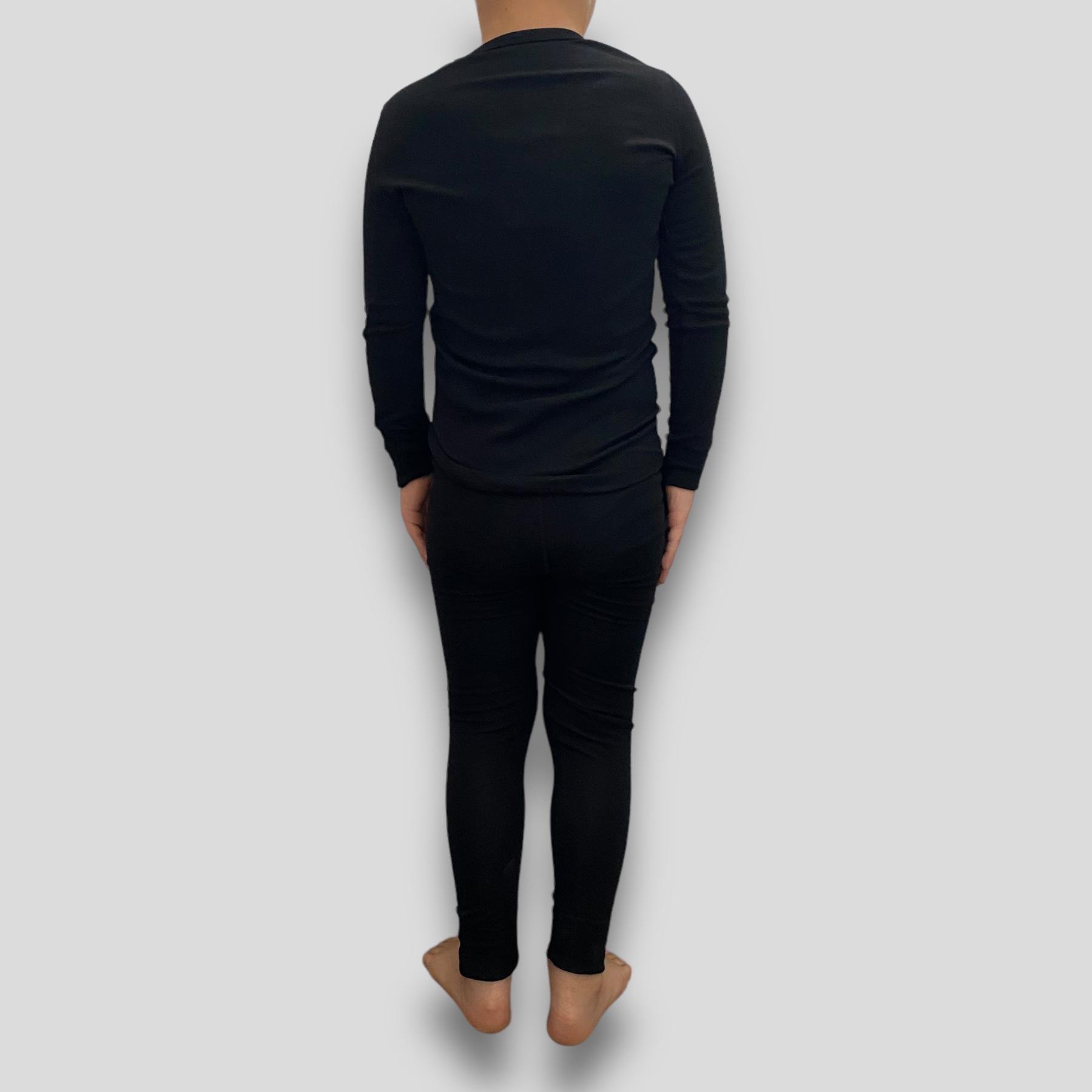 Термобелье детское Namaldi кальсоны на флисе 4-6 лет Черный (370)