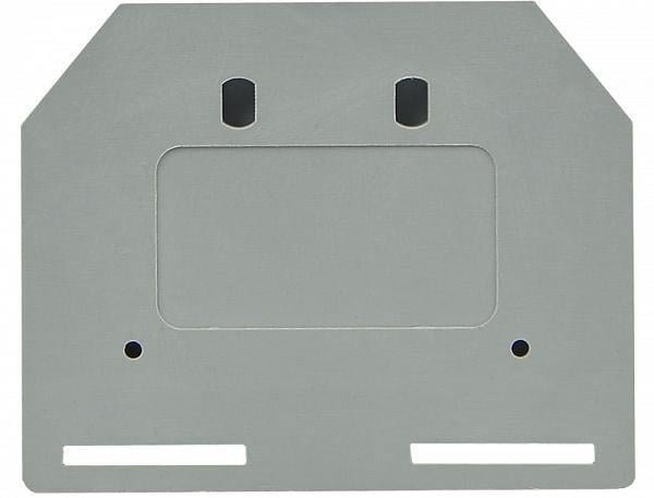 Пластина боковая для наборных клемм АСКО-Укрем JHN2-6 Cерый (A0130030015)