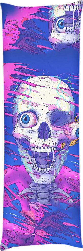 Подушка дакимакура Standoff Череп 50x150 см (13534042)