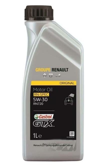 Моторное масло RENAULT Castrol GTX RN-Spec 5W-30 RN720 5W-30 1 л (7711943759)