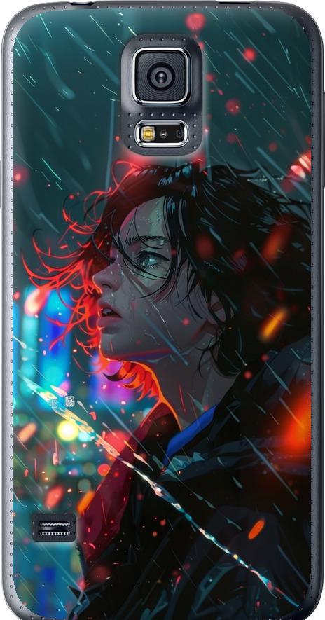 Чехол на Samsung Galaxy S5 g900h Ночные огни (6096t-24-42517)