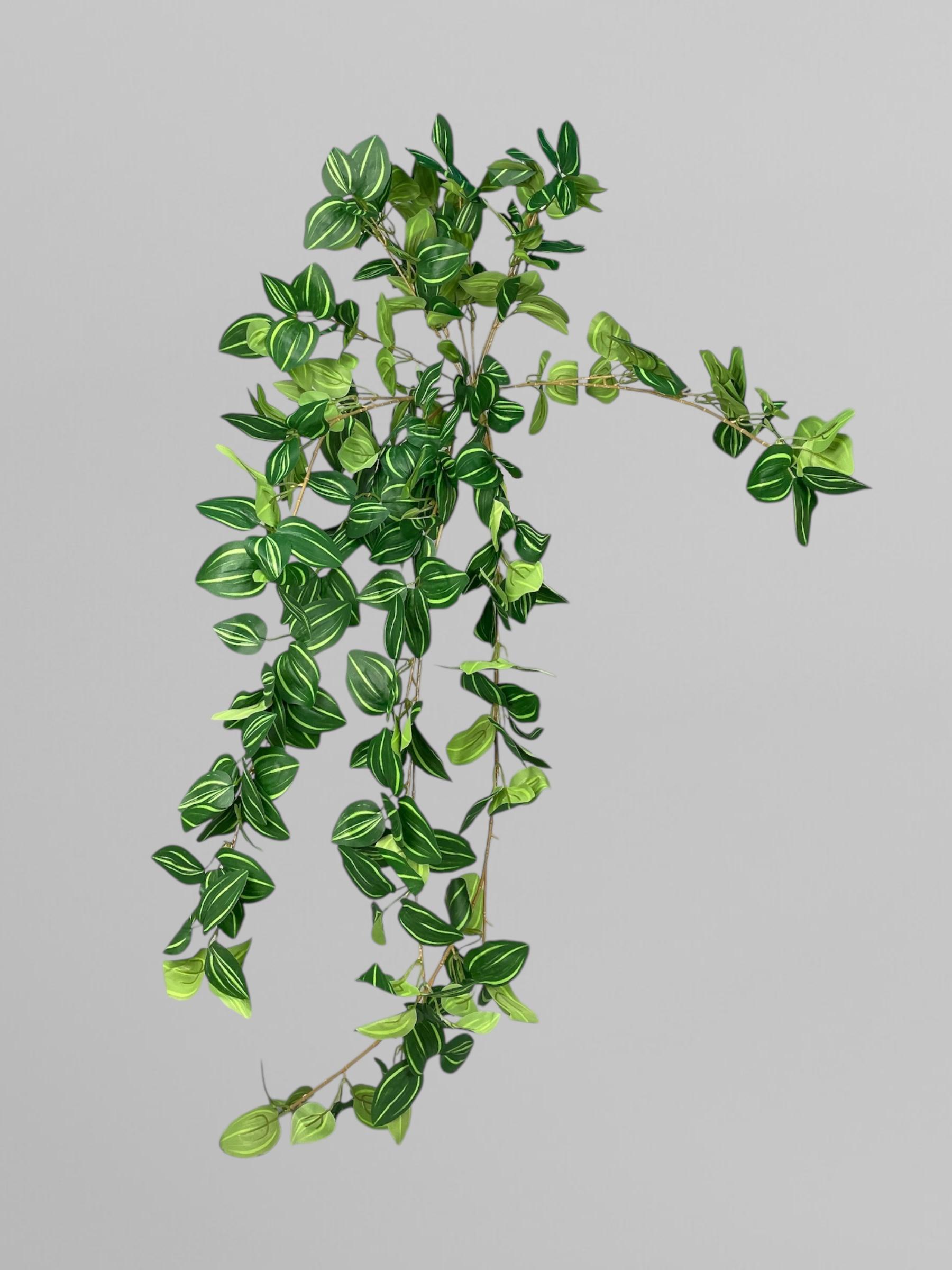 Искусственная зелень ампельная 12 веток 100 см Зеленый (Р01024)