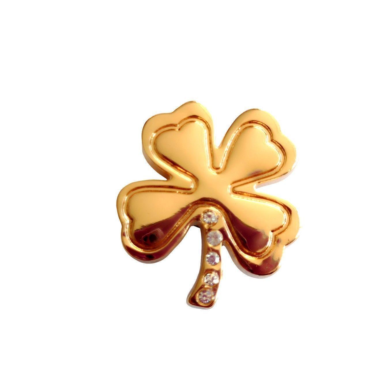 Джибітс на крокси JIBBITZ Crocs Клевер метал (2178572963)