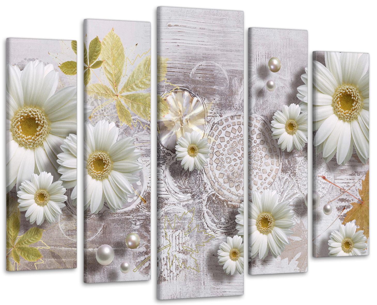 Картина модульна Ромашки 105х150 см (Art-373_5)