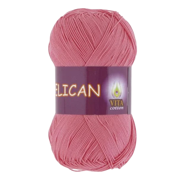 Пряжа Vita Cotton Pelican 3972 сухая роза (3303)