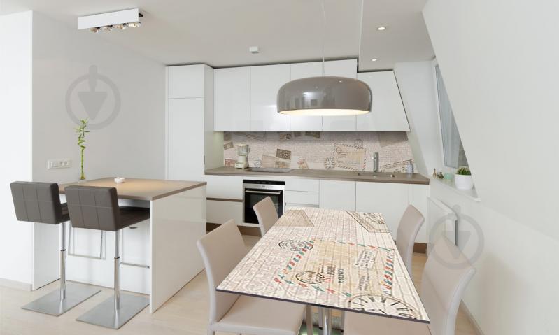 Наклейка виниловая на стол Zatarga «Почтовая марка» 600х1200 мм Z180872st