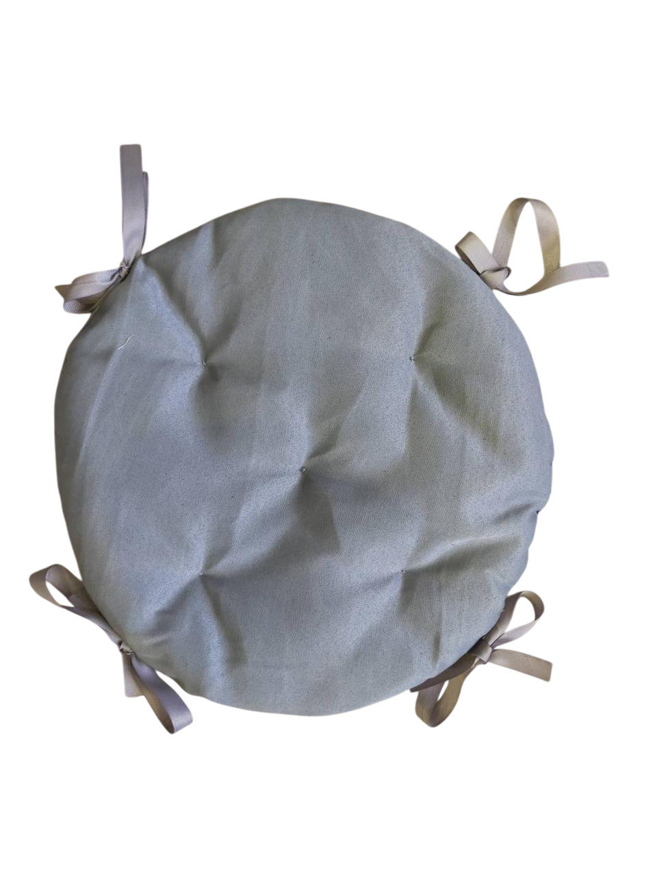 Подушка на стілець кругла d 30 см Сірий (1359210563)