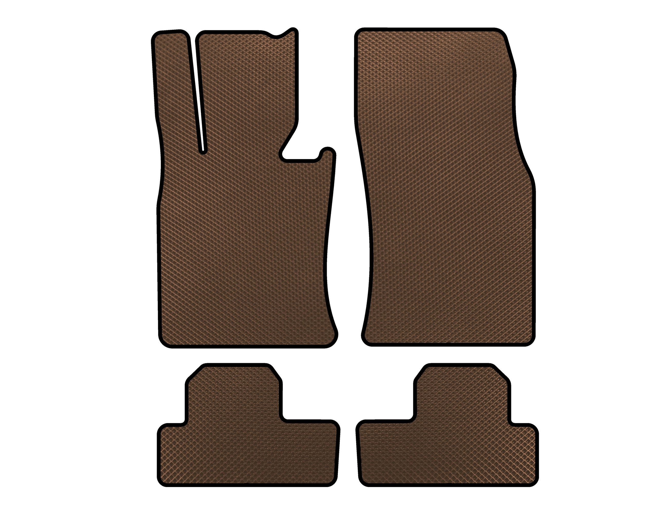 Коврики EVA Digital Designs для Mini Clubman R55/R56 2007-2014 гг. Коричневый (141843)