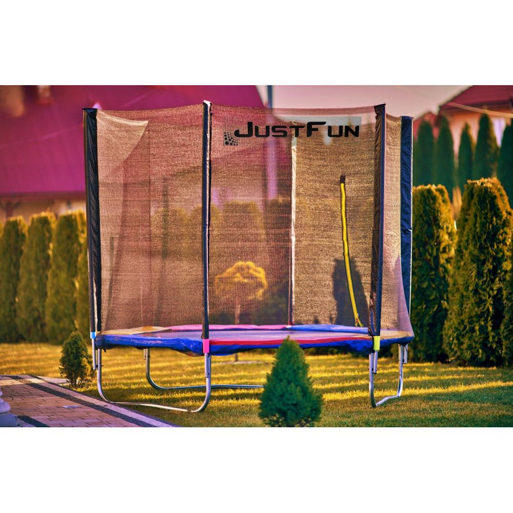 Батут Just Fun зовнішня сітка і драбинка 252 см Multicolor - фото 3 Батут Just Fun зовнішня сітка і драбинка 252 см Multicolor - фото 3