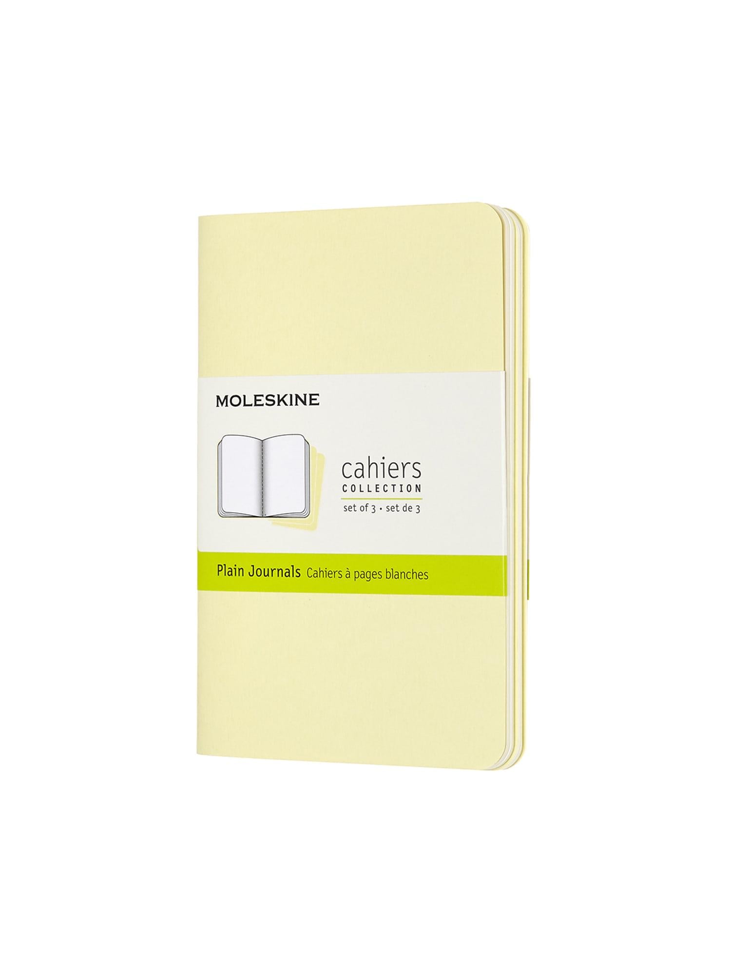 Блокнот Moleskine Cahier карманный нелинированный Нежный желтый (CH013M23)