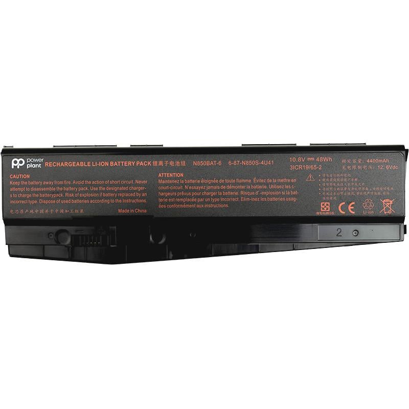 Аккумулятор Power для ноутбуков Clevo N850HC N850BAT-6 10,8V 4400mAh