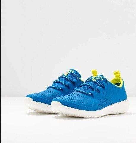 Дитячі крокси-кросівки для дівчинки Crocs Literide Pacer Kids Bright р. 28/29 Cobalt/Citrus (10763) - фото 8