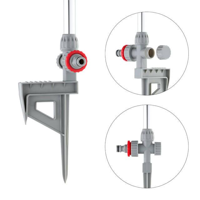 Дождеватель пульсирующий Intertool GE-0067 с полной/частичной зоной полива на штанге (12307625) - фото 3 Дождеватель пульсирующий Intertool GE-0067 с полной/частичной зоной полива на штанге (12307625) - фото 3
