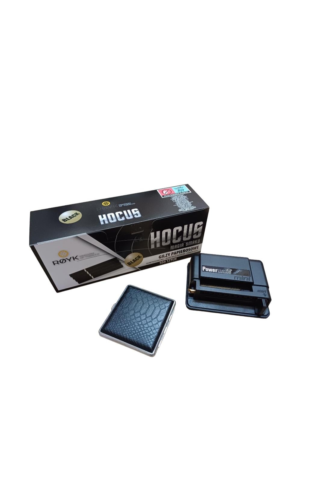 Машинка Powermatic mini USA и HOCUS BLACK 500 шт./портсигар (35889179)