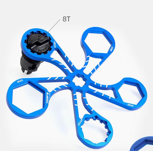 Ключ для вилки велосипеда Toopre 5d1 алюміній - фото 5