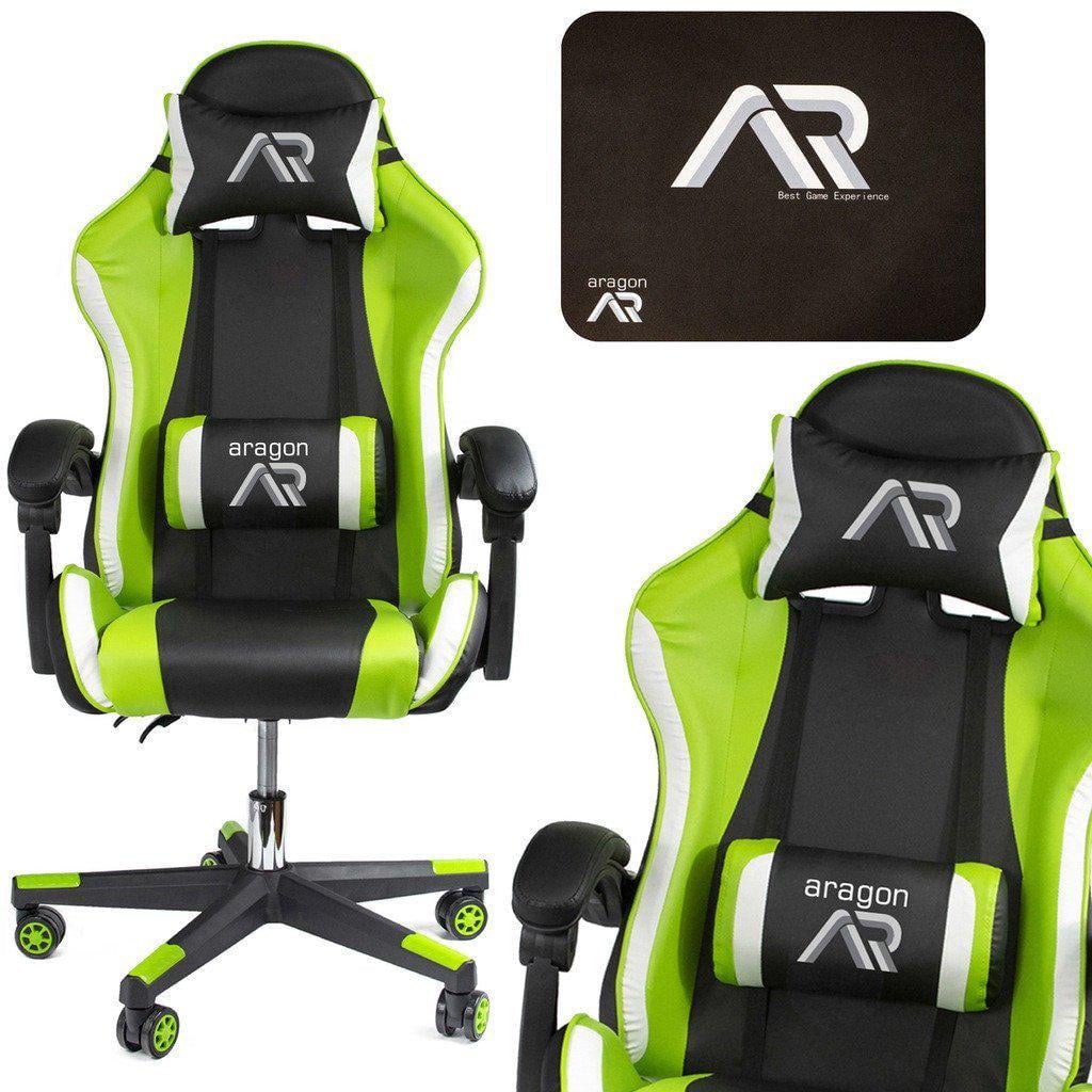 Кресло компьютерное Jumi Aragon Tricolor Green (132435) Кресло компьютерное Jumi Aragon Tricolor Green (132435)