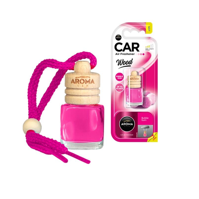 Ароматизатор Aroma Car Wood Bubble Gum 6 мл (34491)