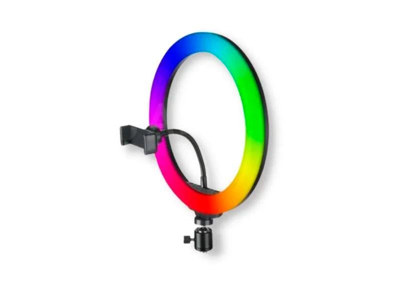 Кільцева-лампа XPRO 3D-20RGB USB для зйомки з тримачем телефону d 20 см (40924-3D-20RGB)