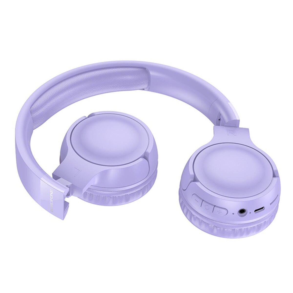 Навушники бездротові Borofone BO32 Show BT5.4 Headphones 200 mAh Purple (6941991118746) - фото 2 Навушники бездротові Borofone BO32 Show BT5.4 Headphones 200 mAh Purple (6941991118746) - фото 2