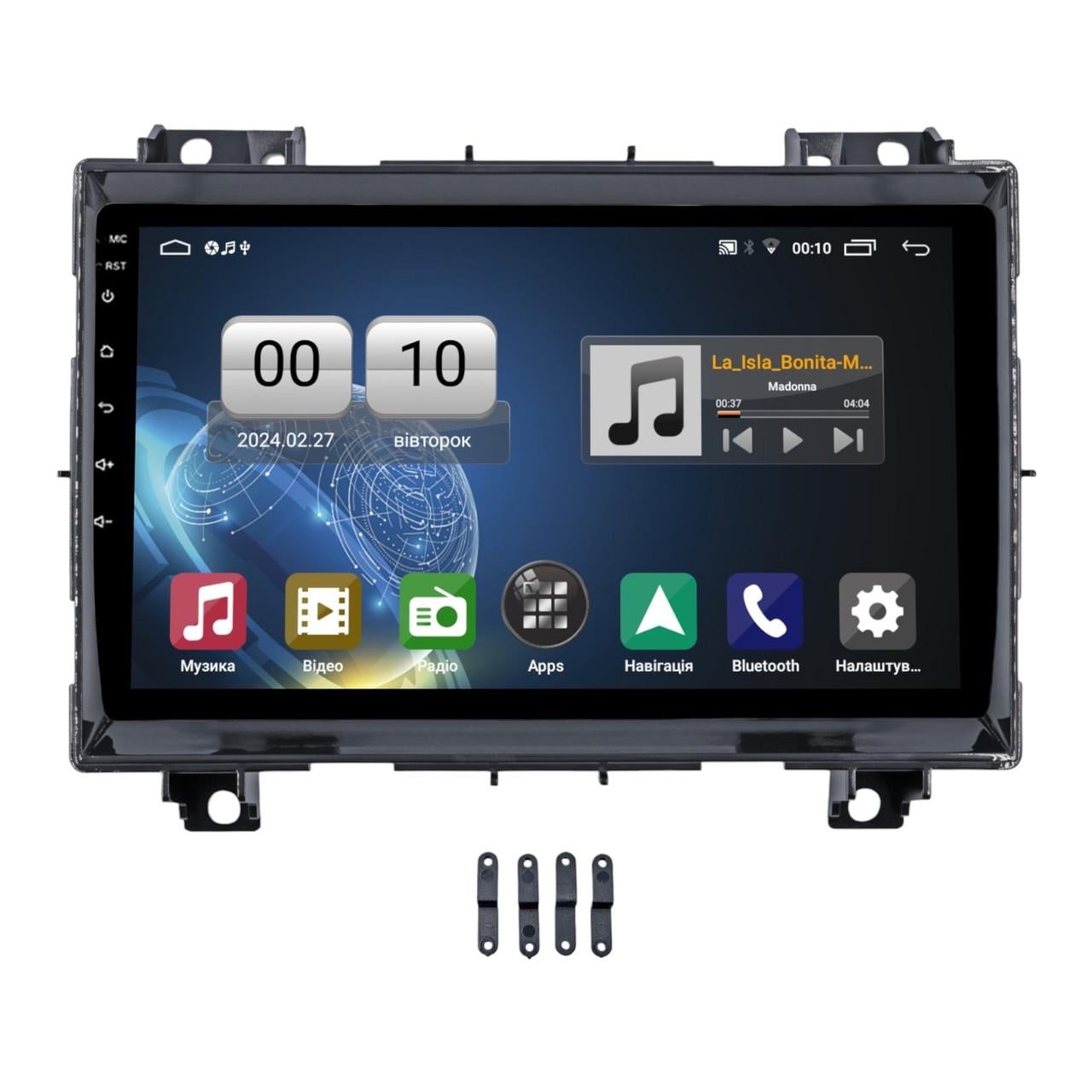 Автомагнітола штатна QIV Q1 для Great Wall Pao 2019+/Poer 2021+/P-series/Cannon/Ute 2020+ F1 9" (Q45989)
