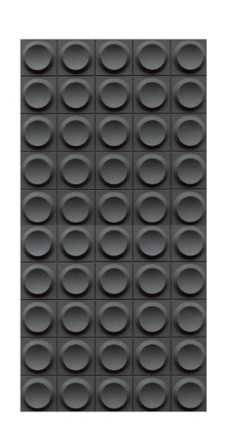 3D-панель Лас-Вегас 1200х600х30 мм Графитовый (2386546346)