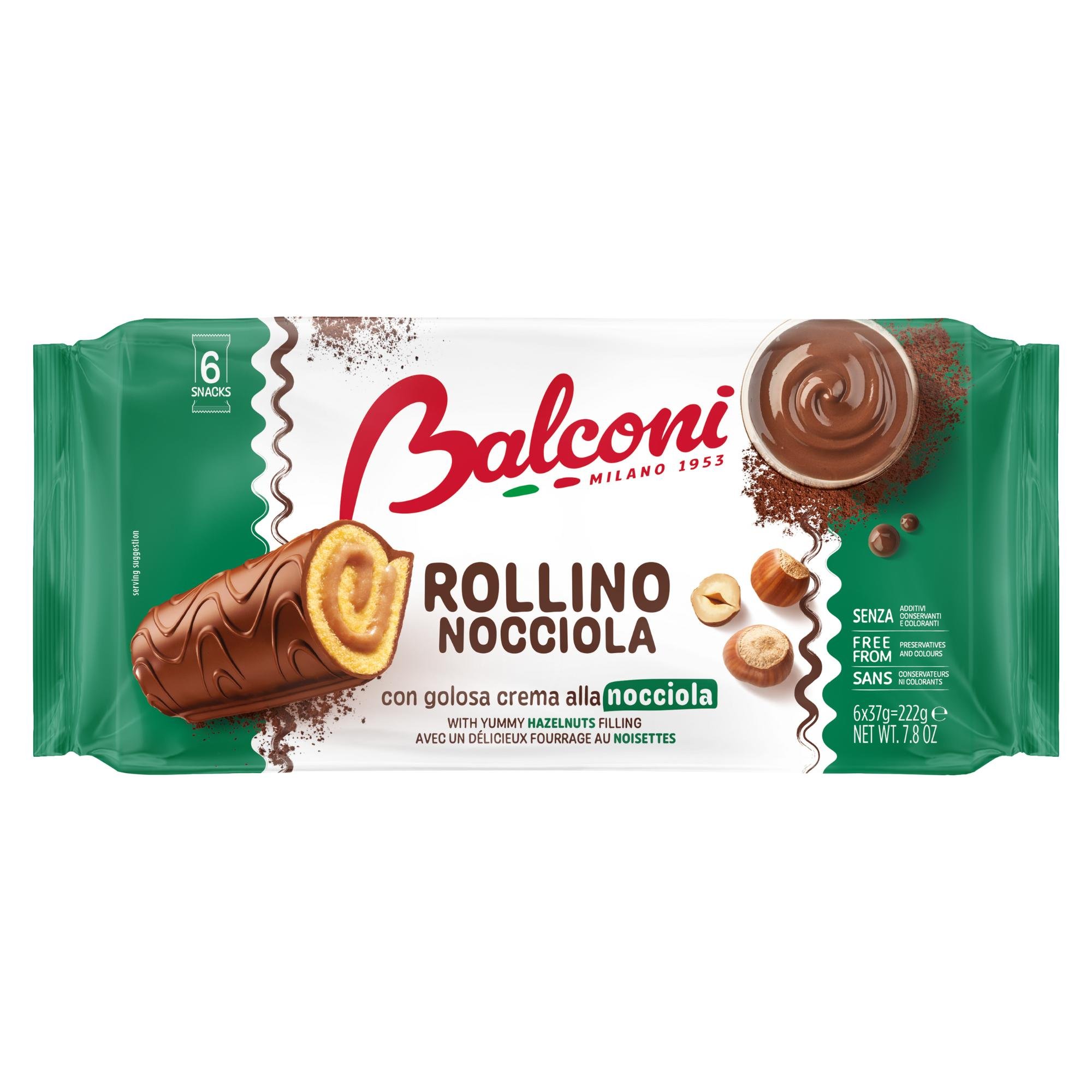 Рулет BALCONI ROLLINO з горіхом 222 г (26591957)