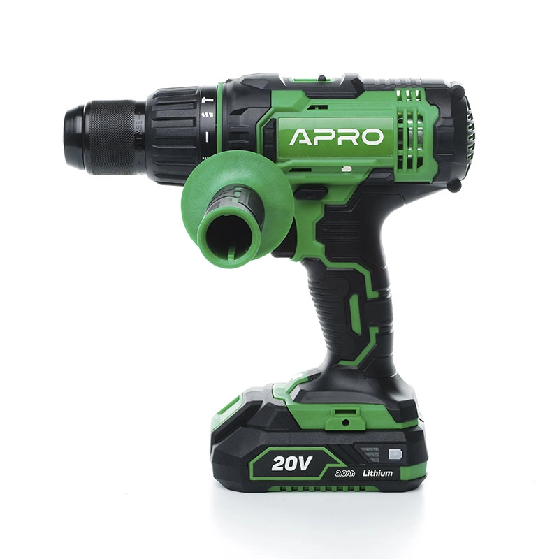 Дрель-шуруповерт ударный Apro 20 В 2 А 20HD 2 АКБ/ЗУ/кейс (895032)