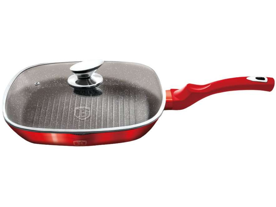 Сковорідка-гриль Berlinger Haus BH-1613-N Burgundy Metallic Line 28х28 см