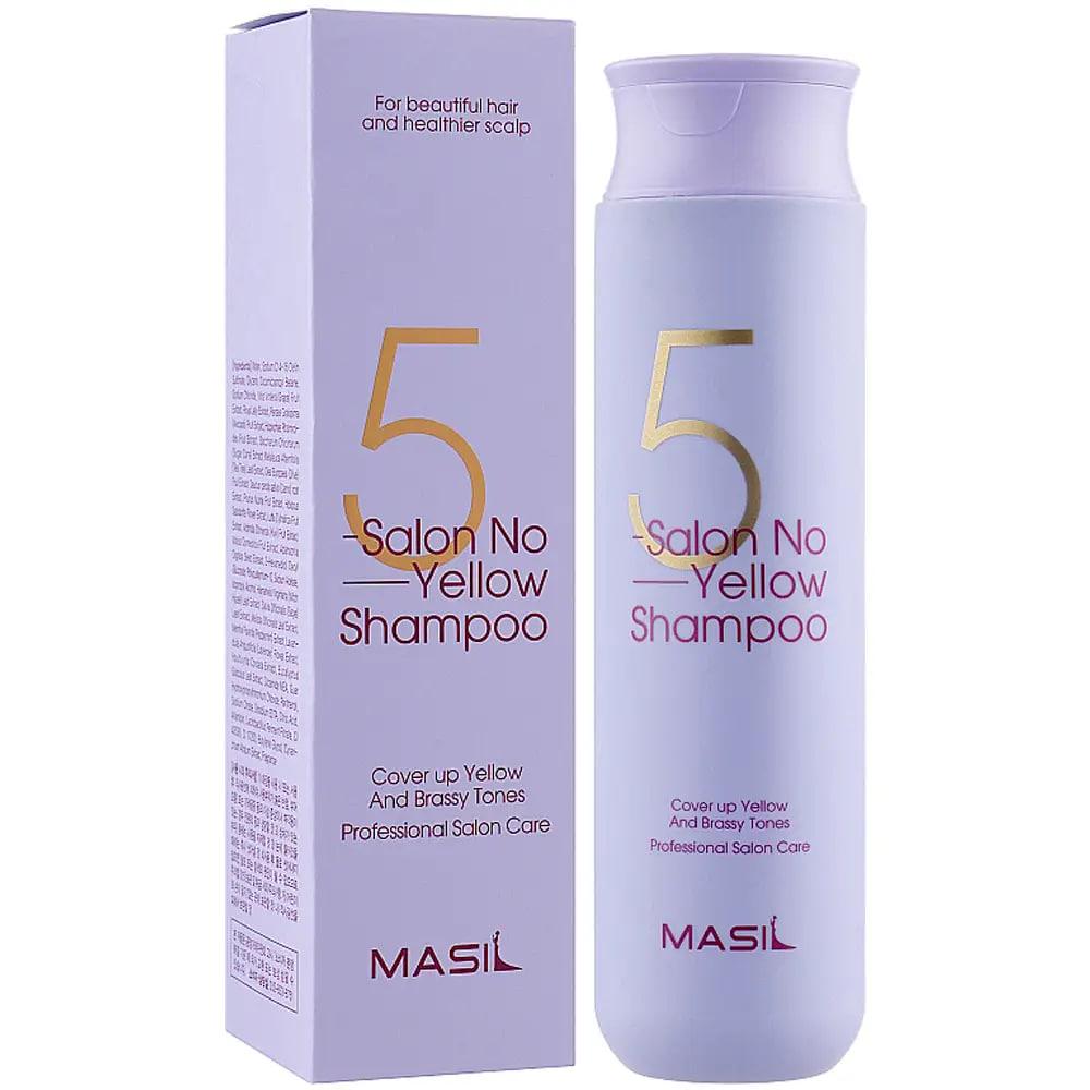 Шампунь проти жовтизни 5 Salon No Yellow Shampoo Masil 300 мл (8809744060361)