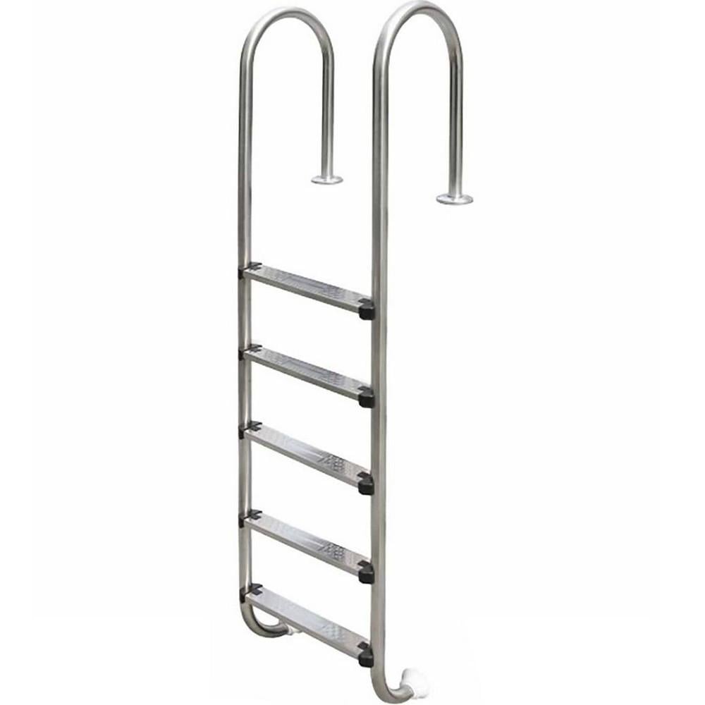 Лестница для бассейна Emaux Muro 5 ступенек AISI304 фланцевая (MUF515-SR)