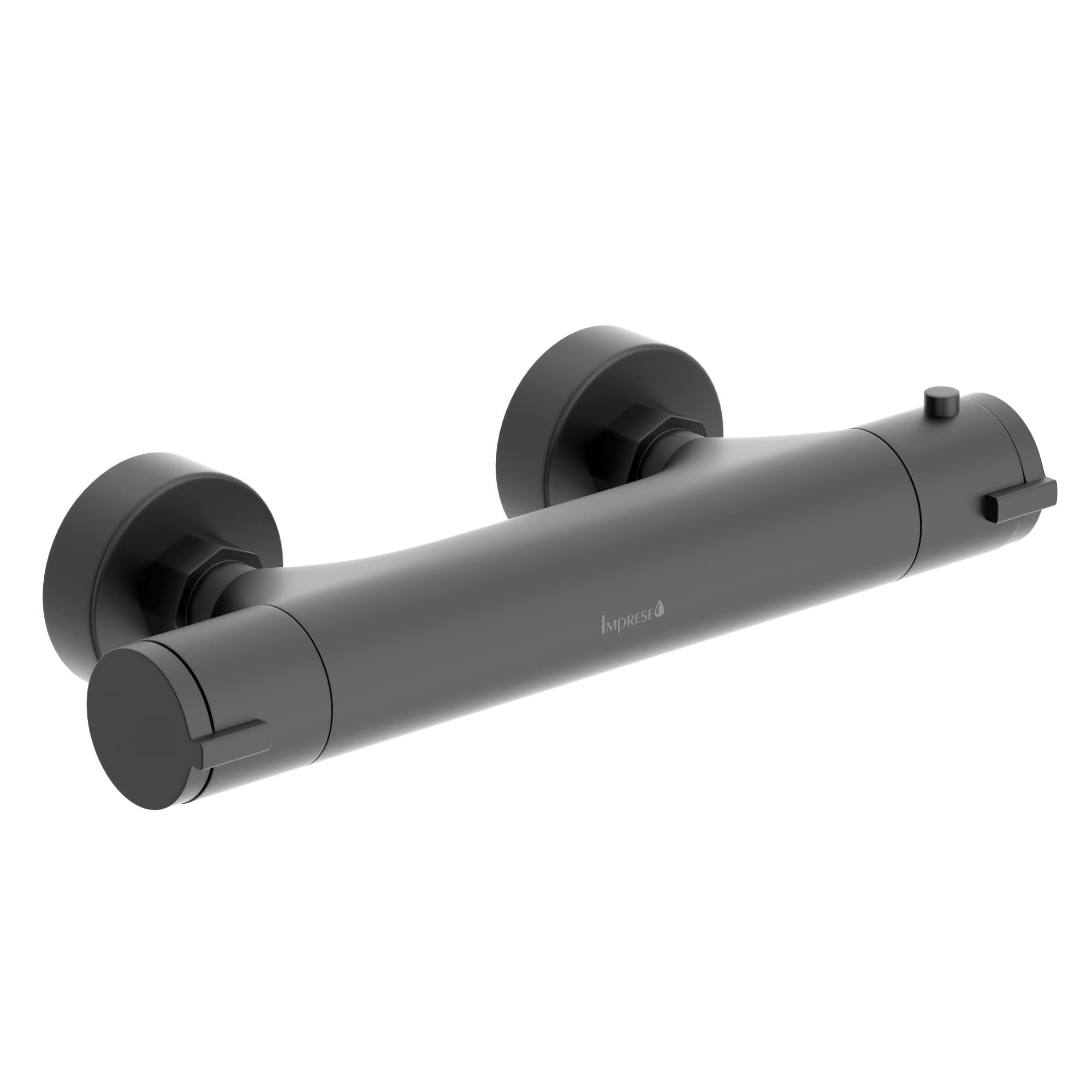 Смеситель для душа Imprese Kucera термостатический Черный матовый (f03303410AB)