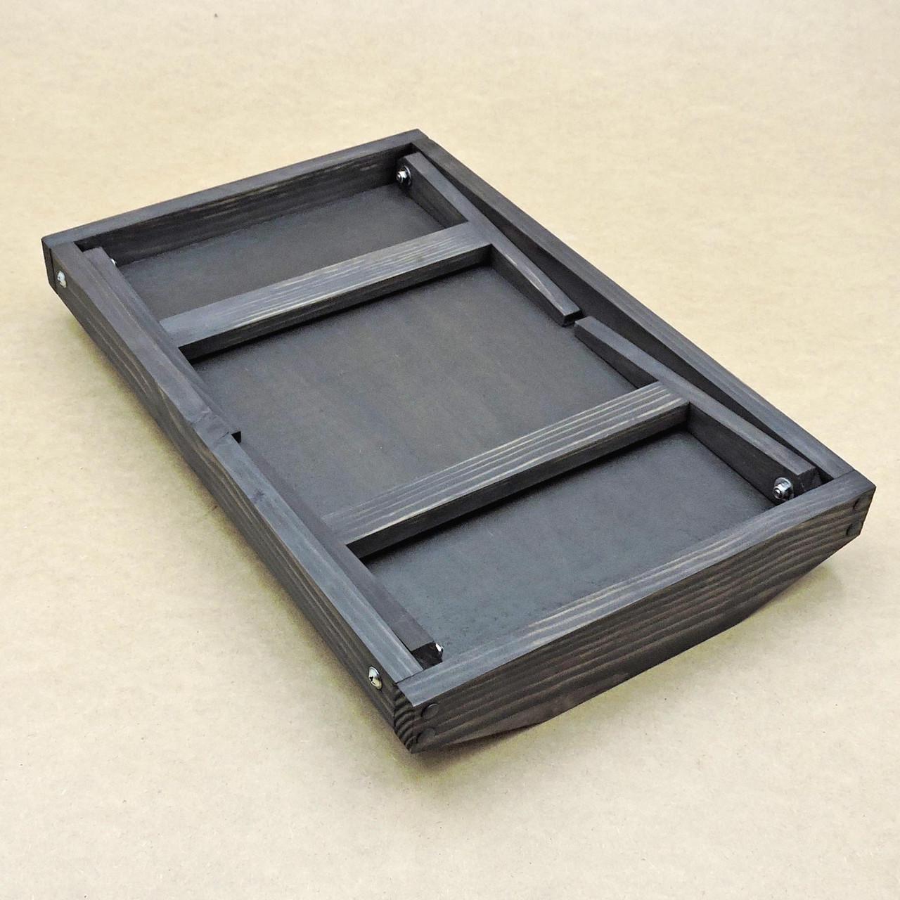 Столик-піднос для сніданку з дерева Колорадо Венге (СТП-005112) - фото 3 Столик-піднос для сніданку з дерева Колорадо Венге (СТП-005112) - фото 3