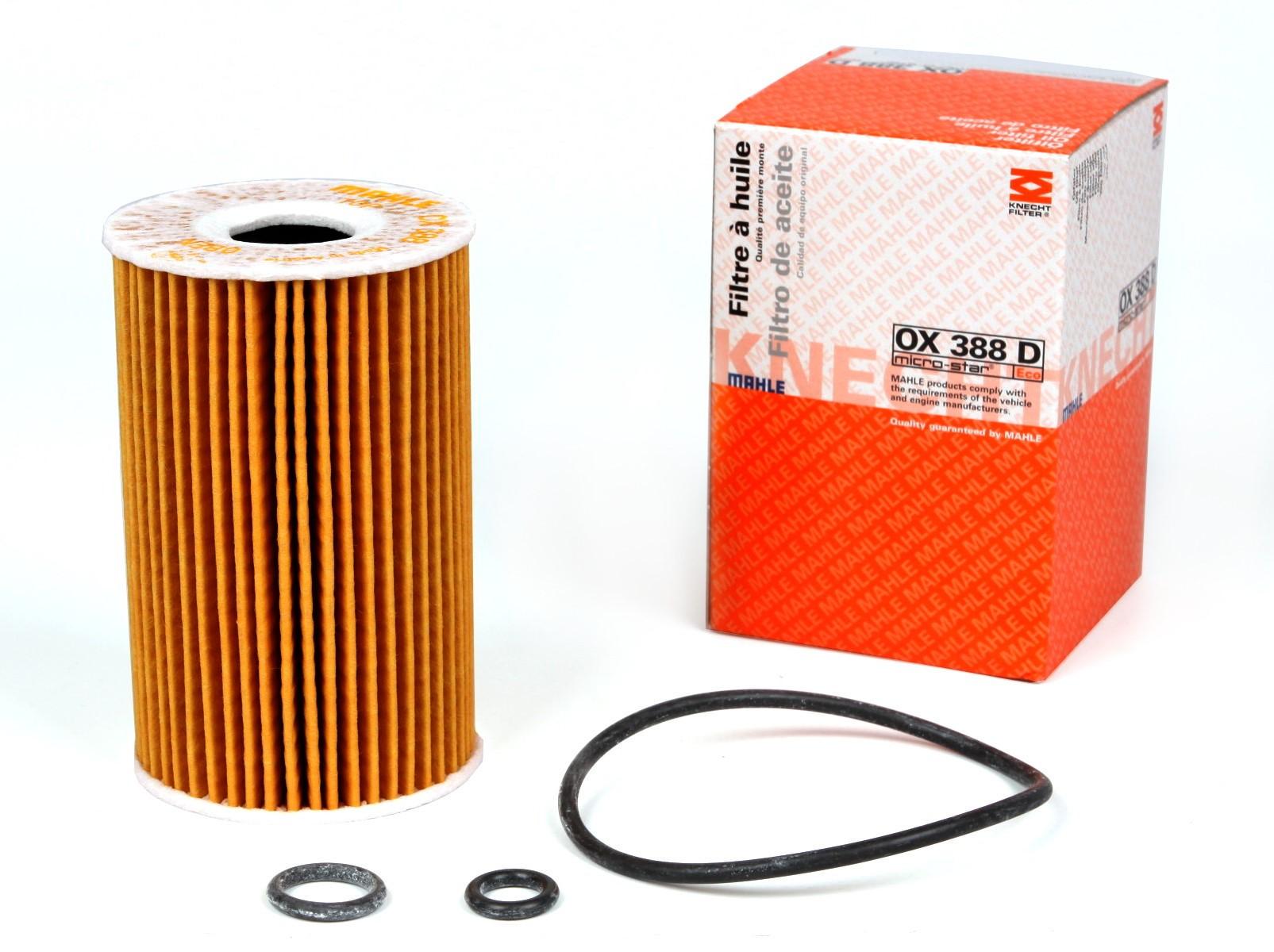 Фильтр масляный KNECHT для VW 1,6 -2,0TDI 10- (OX 388D)