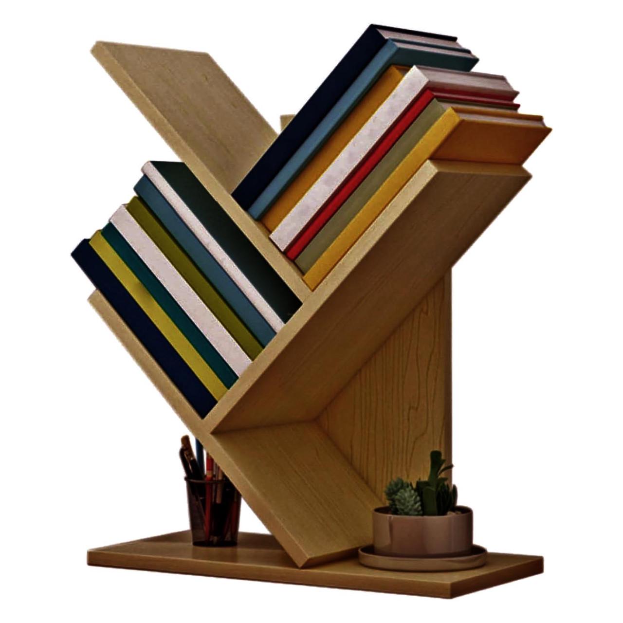 Полка книжная настольная из дерева Лютос Сиена (КПА-011505) Полка книжная настольная из дерева Лютос Сиена (КПА-011505)