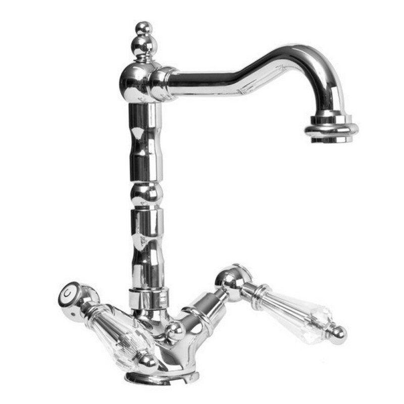 Смеситель для умывальника Bianchi Diamond LVBDMN1036028IACRM высокий двухвентильный Хром (60119)