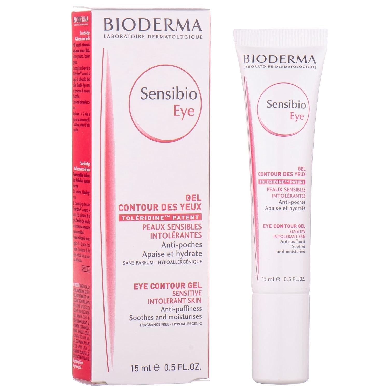 Крем-гель для очей BIODERMA Sensibio Eye Countour Gel для чутливої шкіри 15 мл (1453119981)