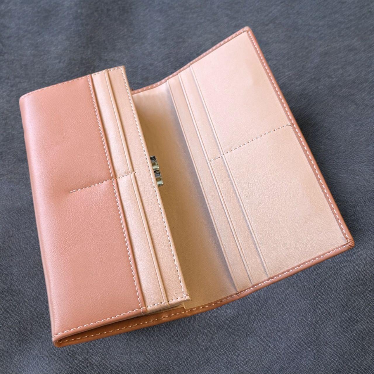 Гаманець жіночий на магніті з клямкою для дрібниці 19х9,5 см Рожевий (3.12.25) - фото 2 Гаманець жіночий на магніті з клямкою для дрібниці 19х9,5 см Рожевий (3.12.25) - фото 2