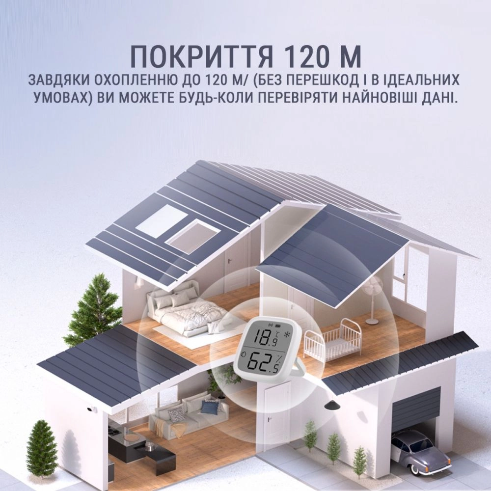 Датчик температури та вологості з дисплеєм Zigbee Sonoff SNZB-02D (WH00588) - фото 6 Датчик температури та вологості з дисплеєм Zigbee Sonoff SNZB-02D (WH00588) - фото 6