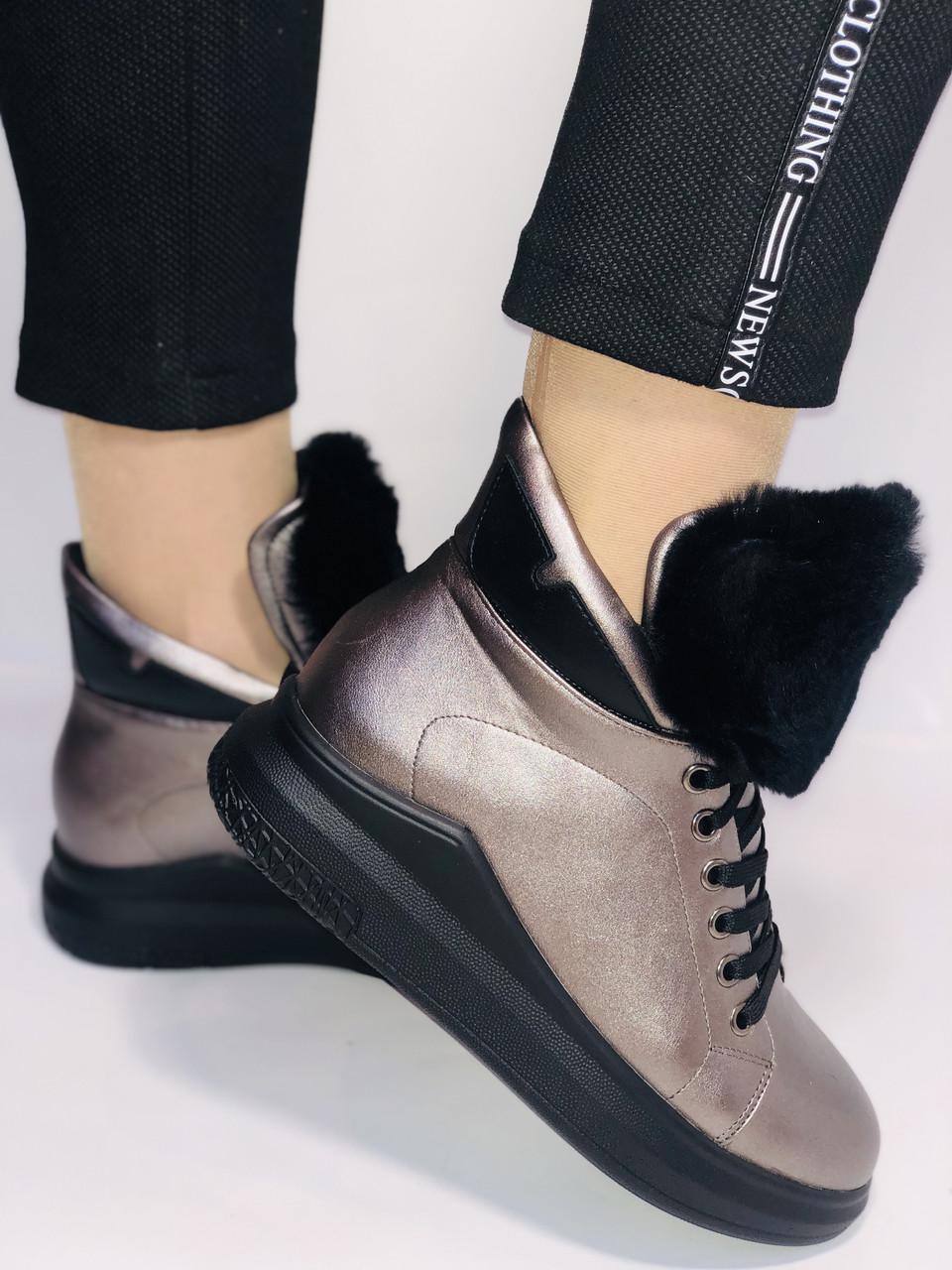 Ботинки женские осенние Lonza р. 39 24,0 см Пудровый (2364)