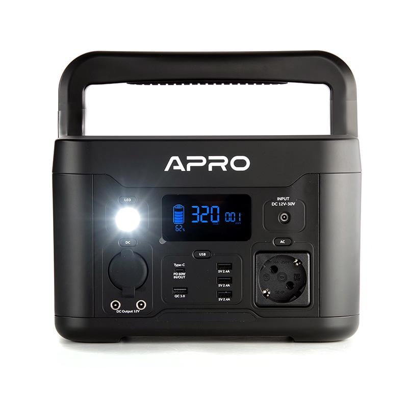 Зарядная станция Apro PS-500 220 В 500 Вт 515 Вт/ч с беспроводной зарядкой (852054) - фото 5