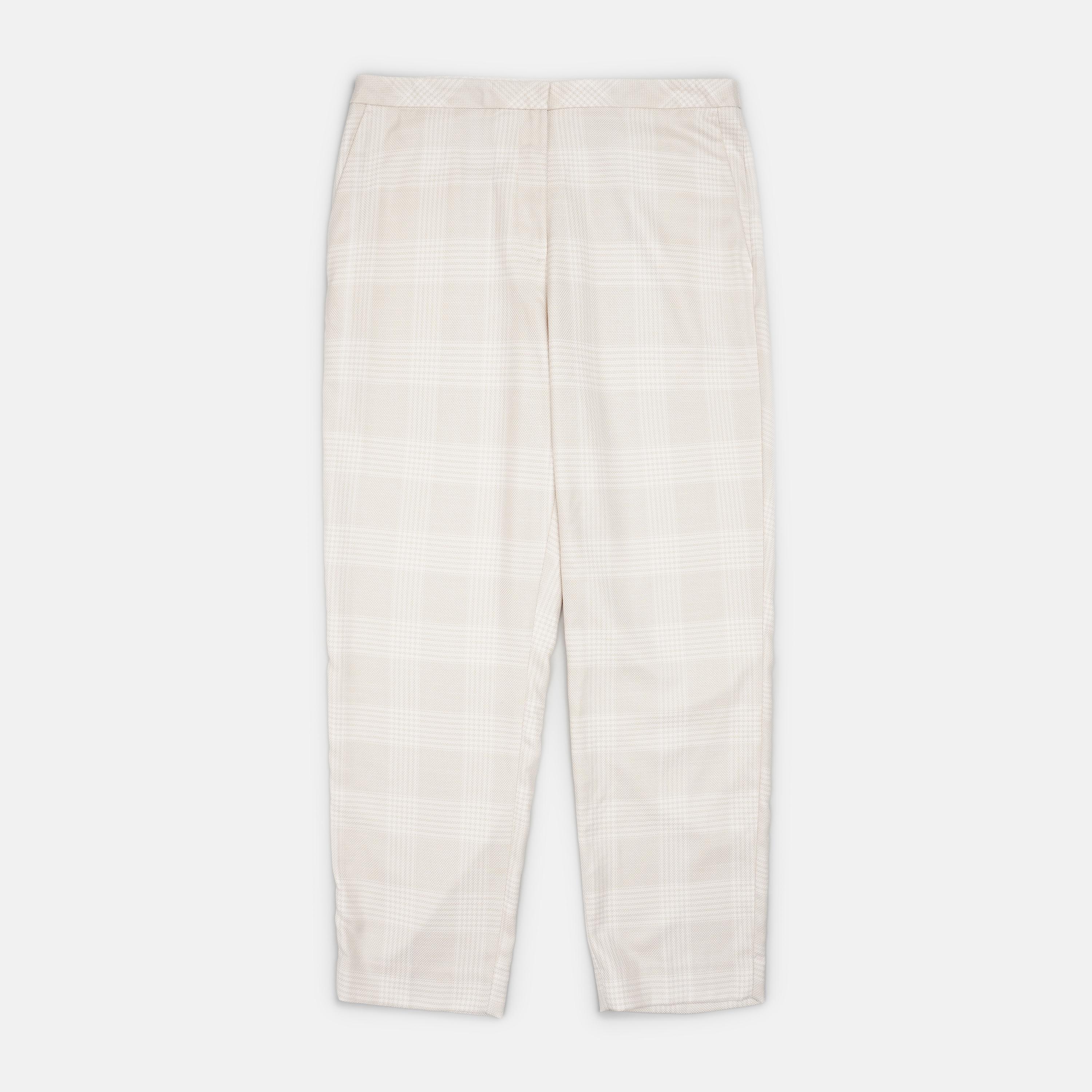 Брюки H&M Клетка р. 36 Светло-бежевый (16068065281)