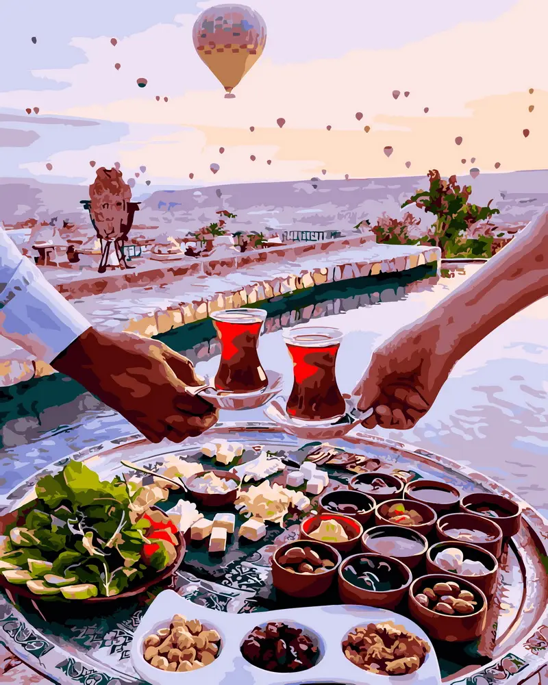 Картина по номерам Brushme Утро в Каппадокии 40x50 см (BRM31828)