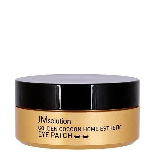 Патчи гидрогелевые с протеинами золотого шелкопряда JMsolution Gold Cocoon Home Esthetic Eye Patch 60 шт. - фото 1