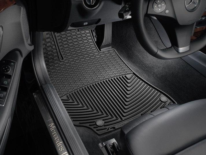 Килимки автомобільні передні гумові WeatherTech W357 Mercedes CLS-Class 2015-2018 Чорний (1319751037)