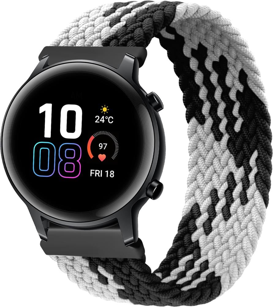 Ремінець Solo Loop Multi для Honor Magic Watch 2 42 мм (145 мм) Black White (26299-1E) Ремінець Solo Loop Multi для Honor Magic Watch 2 42 мм (145 мм) Black White (26299-1E)
