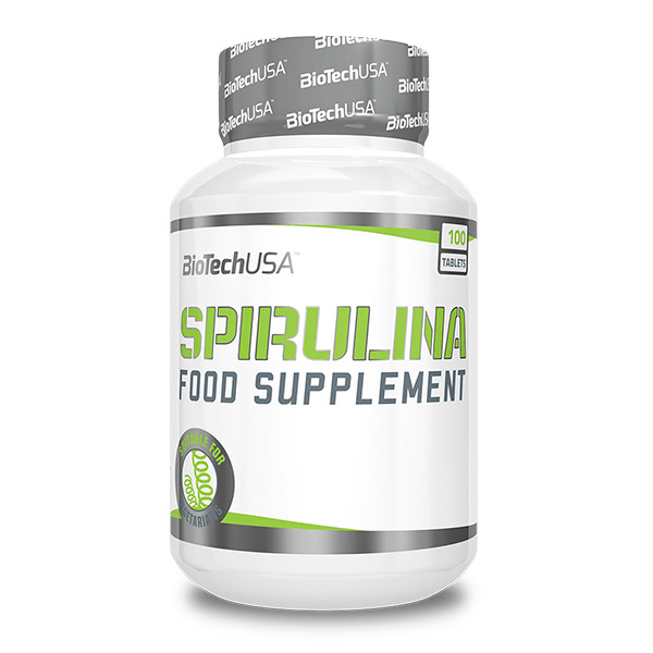 Спіруліна BioTech USA Spirulina 100 таблеток (00000003655) - фото 1